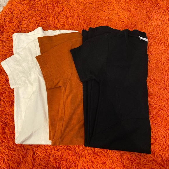 ZARA TSHIRT DRESS (black, white, orange) - Picture 5 of 5